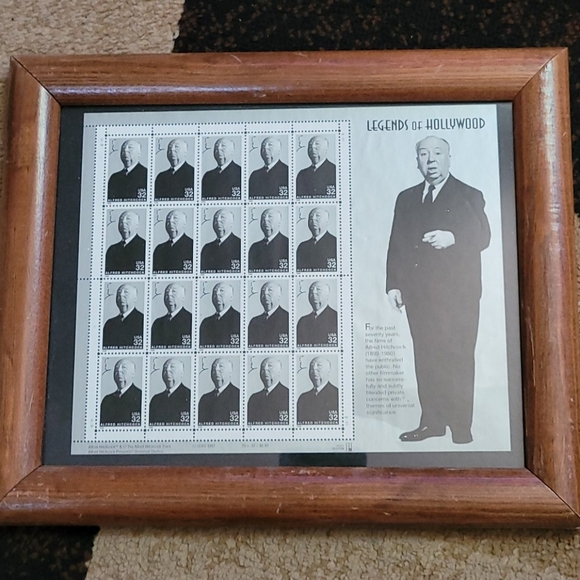 Alfred Hitchcock Stamp Collection 20 Stamp Block